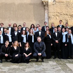 Die Sängerinnen und Sänger vom Kammerchor im Gruppenfoto