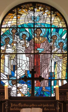 Fenster in der St.-Jacobi-Kirche Hamwarde